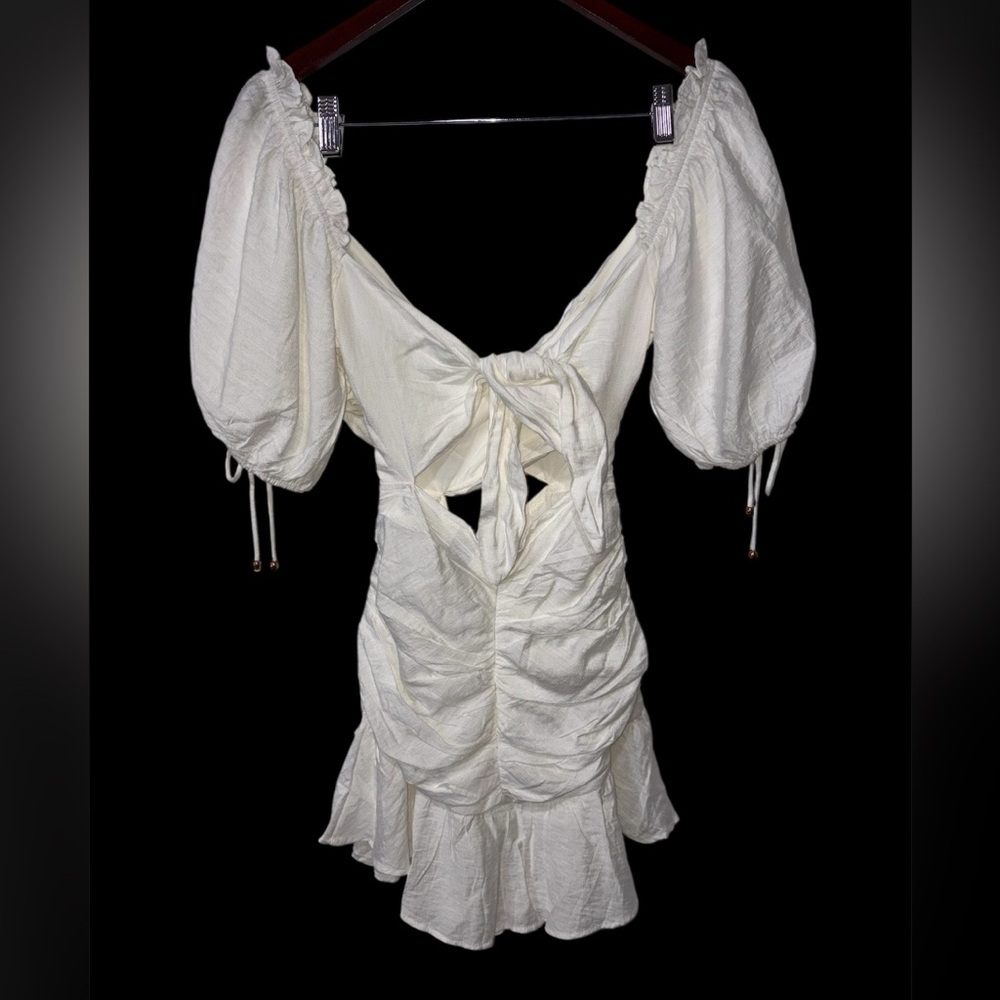 HELLO MOLLY Move To My Beat Mini Dress white size S - Picture 4 of 10